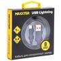 Дата кабель USB 2.0 AM to Lightning 2.0m Maxxter (UB-L-USB-02-2m) - 1