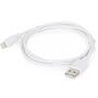 Дата кабель Cablexpert USB 2.0 AM to Lightning 1.0m (CC-USB2-AMLM-W-1M) - 2