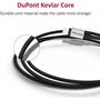 Дата кабель USB 2.0 AM to Lightning 1.0m MFI DuPont Kevlar Pioneer (APS-iLA2-S100) - 3