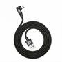 Дата кабель Baseus USB 2.0 AM to Micro 5P 1.0m MVP Elbow Black (CAMMVP-A01) - 1