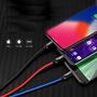 Дата кабель Baseus USB 2.0 AM to Lightning + Micro 5P + Type-C 0.3m Three Prima (CAMLT-ASY01) - 6