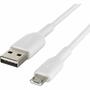 Дата кабель USB 2.0 AM to Micro 5P 1.0m white Belkin (CAB005BT1MWH) - 2