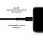 Дата кабель USB 2.0 AM to Lightning 1.0m Denim Grey MakeFuture (MCB-LD2GR) - 2