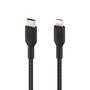Дата кабель USB Type-C to Lightning 2.0m Belkin (CAA004BT2MBK) - 2