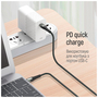 Дата кабель USB Type-C to Type-C 2.0m PD Fast Charging 65W 3A grey ColorWay (CW-CBPDCC039-GR) - 2