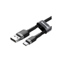 Дата кабель USB 3.1 AM to Type-C 0.5m 3A grey-black Baseus (CATKLF-AG1) - 1