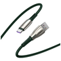 Дата кабель USB 3.1 AM to Type-C 1.0m 6A LED green Baseus (CATSD-M06) - 2