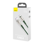 Дата кабель USB 3.1 AM to Type-C 1.0m 6A LED green Baseus (CATSD-M06) - 4
