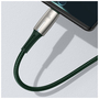Дата кабель USB 3.1 AM to Type-C 1.0m 6A LED green Baseus (CATSD-M06) - 6