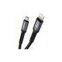 Дата кабель USB Type-C to Lightning 1.0m Black\Gray T-Phox (T-CL833) - 1