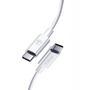 Дата кабель USB Type-C to Type-C 1.0m 3A White T-Phox (T-CC834) - 4