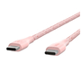 Дата кабель USB Type-C to Type-C 1.2m DuraTek Plus Pink Belkin (F8J241BT04-PNK) - 3
