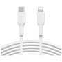 Дата кабель USB Type-C to Lightning 1.0m PVC white Belkin (CAA003BT1MWH) - 1