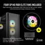 Корпус Corsair iCUE 7000X RGB Tempered Glass Black (CC-9011226-WW) - 3