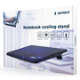 Подставка для ноутбука Gembird до 15", 2x125 mm fan, black (NBS-2F15-01) - 4