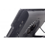 Подставка для ноутбука Gembird до 17", 1x150 mm fan, black (NBS-1F17T-01) - 3