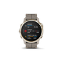Смарт-часы Garmin fenix 6S Sapphire, Lt Gold w/Shale Suede Band (010-02159-40) - 1