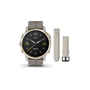 Смарт-часы Garmin fenix 6S Sapphire, Lt Gold w/Shale Suede Band (010-02159-40) - 9