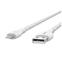 Дата кабель USB 2.0 AM to Lightning 3.0m DuraTek Plus white Belkin (F8J236BT10-WHT) - 4