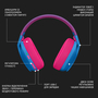 Наушники Logitech G435 Lightspeed Wireless Gaming Headset Blue (981-001062) - 9