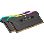 Модуль памяти для компьютера DDR4 16GB (2x8GB) 3200 MHz Vengeance RGB PRO Black Corsair (CMH16GX4M2E3200C16) - 3