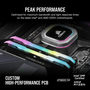 Модуль памяти для компьютера DDR4 32GB (2x16GB) 3200 MHz Vengeance RGB PRO SL Black Corsair (CMH32GX4M2E3200C16) - 3
