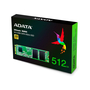 Накопитель SSD M.2 2280 512GB ADATA (ASU650NS38-512GT-C) - 3