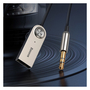 FM модулятор Baseus Bluetooth Audio Adapter AUX/USB with mic (CAB01-01) Silver (CAB01-01) - 9