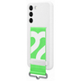Чехол для моб. телефона Samsung Silicone with Strap Cover Galaxy S22 White (EF-GS901TWEGRU) - 2