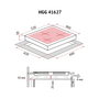 Варочная поверхность Perfelli HGG 41627 BL - 6