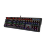 Клавиатура Vinga KBGM160 LED Outemu Blue USB Black (KBGM160 Black) - 1