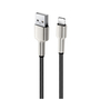 Дата кабель USB 2.0 AM to Lightning 1.0m head metal black ColorWay (CW-CBUL046-BK) - 3