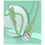 Дата кабель USB 2.0 AM to Micro 5P 1.0m soft silicone green ColorWay (CW-CBUM042-GR) - 2