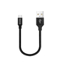 Дата кабель USB 2.0 AM to Micro 5P 0.25m black ColorWay (CW-CBUM048-BK) - 1