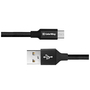 Дата кабель USB 2.0 AM to Micro 5P 0.25m black ColorWay (CW-CBUM048-BK) - 3
