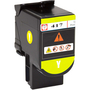 Тонер-картридж BASF Lexmark CS417dn 71B0H40 Yellow (BASF-KT-71B0H40) - 2