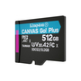 Карта памяти Kingston 512GB microSDXC class 10 UHS-I/U3 Canvas Go Plus (SDCG3/512GBSP) - 2