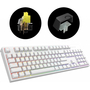 Клавиатура Dark Project One KD104A White PBT Gateron Mechanical Yellow (DPO-KD-104A-100100-GYL) - 5
