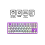 Клавиатура Hator Rockfall EVO TKL Kailh Optical Lilac (HTK-633) - 1