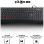 Клавиатура Piko KX6 USB Black (1283126489556) - 1