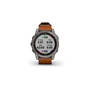 Смарт-часы Garmin fenix 7 Sapph Solar Titanium w/Chestnut Leather Band, GPS (010-02540-31) - 7