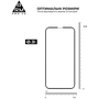 Стекло защитное Armorstandart Pro 3D Apple iPhone 13 Pro Max Black (ARM60265) - 1
