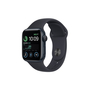 Смарт-часы Apple Watch SE 2022 GPS 44mm Midnight Aluminium Case with Midnight Sport Band - Regular (MNK03UL/A) - 1