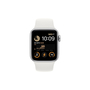Смарт-часы Apple Watch SE 2022 GPS 44mm Silver Aluminium Case with White Sport Band - Regular (MNK23UL/A) - 3