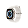 Смарт-часы Apple Watch Ultra GPS + Cellular, 49mm Titanium Case with White Ocean Band (MNHF3UL/A) - 1