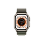 Смарт-часы Apple Watch Ultra GPS + Cellular, 49mm Titanium Case with Green Alpine Loop -Small (MNHJ3UL/A) - 2