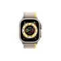 Смарт-часы Apple Watch Ultra GPS + Cellular, 49mm Titanium Case with Yellow/Beige Trail Loop S/M (MNHK3UL/A) - 3