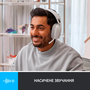 Наушники Logitech Zone Vibe 100 Wireless Off-White (981-001219) - 3
