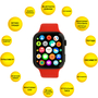 Смарт-часы AURA X2 Pro 44mm Red (SWAX244R) - 3