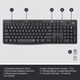 Комплект Logitech MK295 Silent UA Graphite (920-009800) - 5